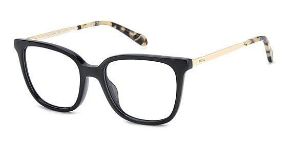 Fossil FOS 7218 - Black, Acetate, Rectangle frame
