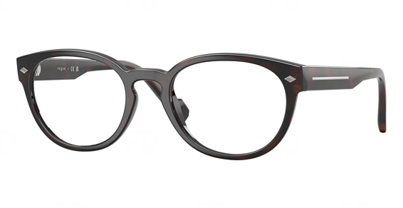 Vogue VO5756 - Brown Havana, Acetate, Mixed Shapes frame