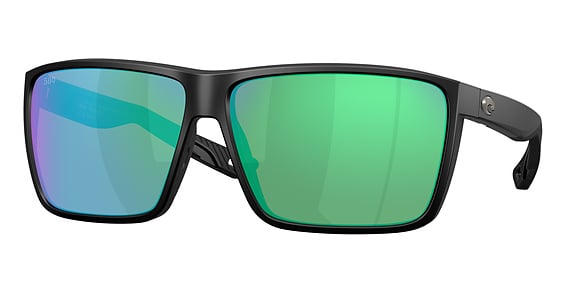 Costa Del Mar 6S9121 RINCON II - Matte Black, Acetate, Rectangle frame