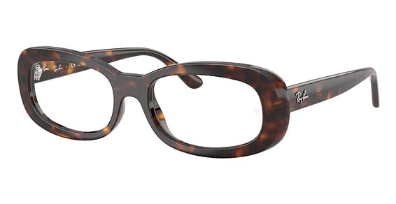 Ray-Ban RX2221V - Havana, Acetate, Oval frame