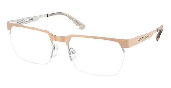 Michael Kors MK3106 ZAMBIA - Gold Matte, Metal, Mixed Shapes frame