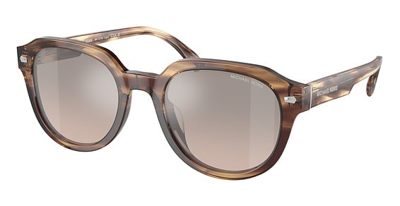 Michael Kors MK2216U EGER - Brown Horn, Plastic, Oval frame