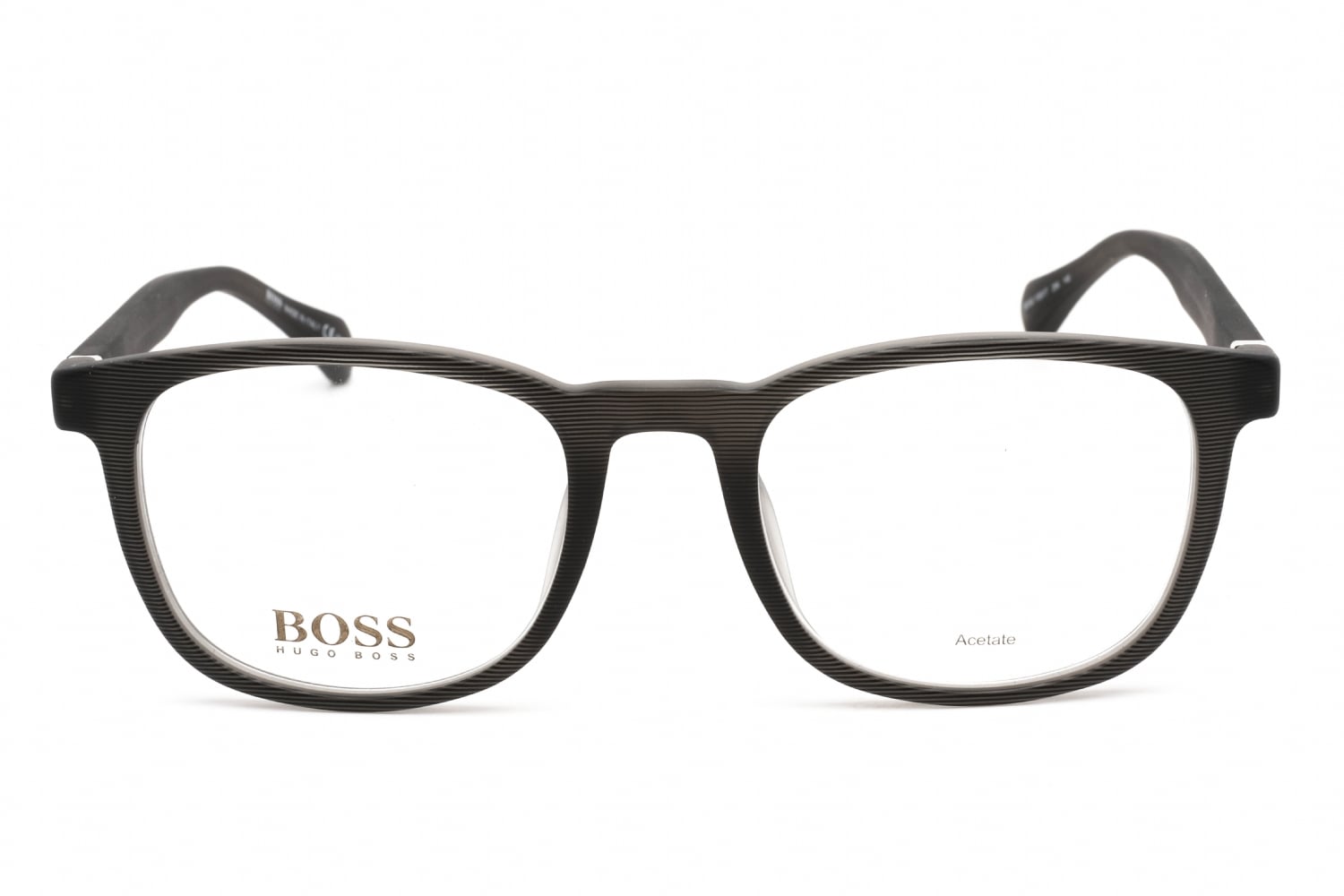 Hugo Boss BOSS 1085/IT - Grey Pattern, Plastic, Round frame