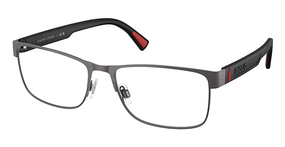 Polo PH1244 - Semishiny Dark Gunmetal, Metal, Rectangle frame