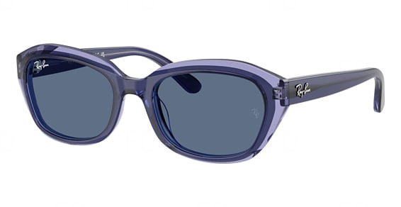Ray-Ban RJ9081S - TOP Violet ON Transp VIO, Plastic, Oval frame