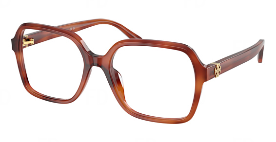 Tory Burch TY2173U - Soft Amber Tortoise, Plastic, Mixed Shapes frame