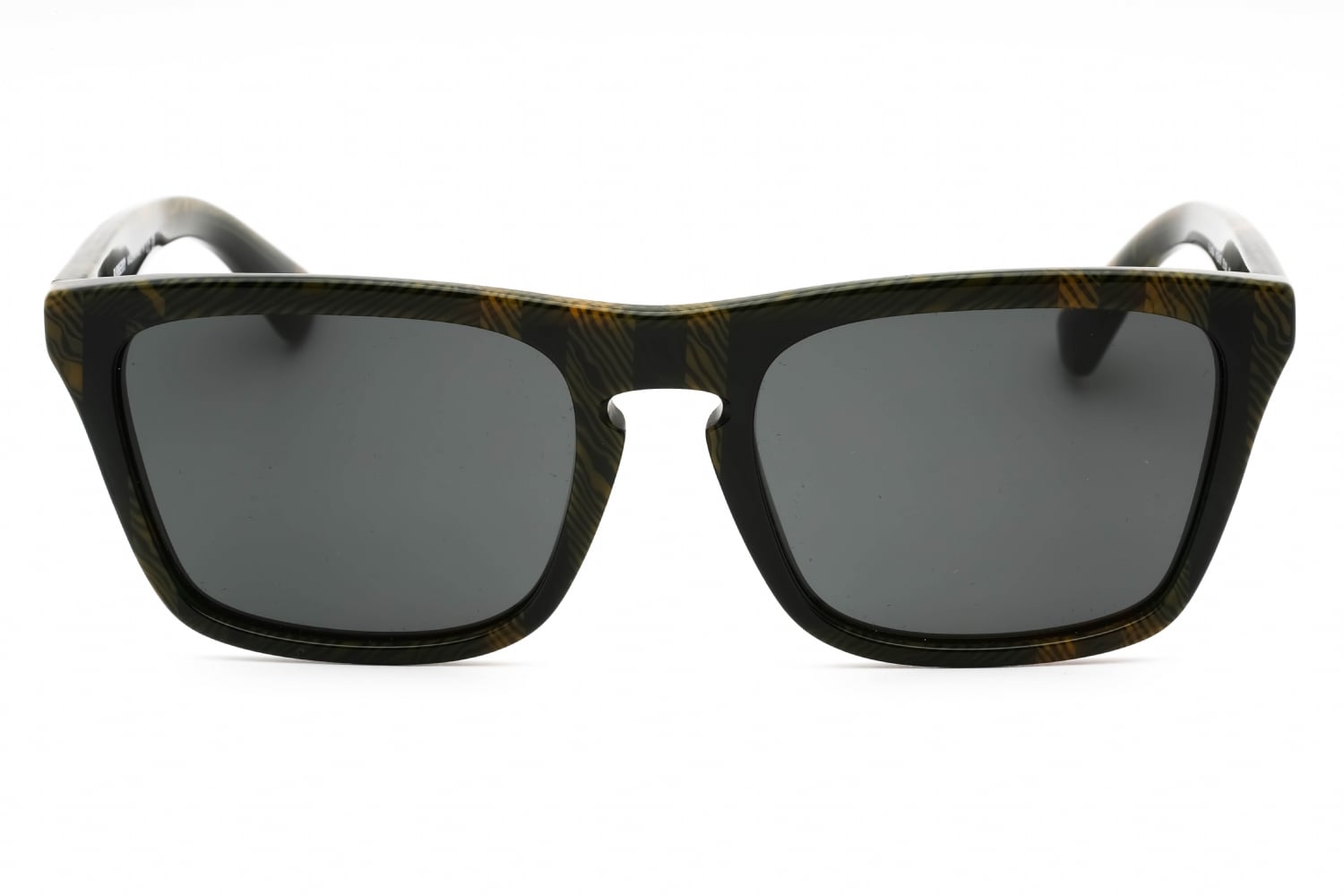 Burberry 0BE4434 - Check Green, Acetate, Rectangle frame