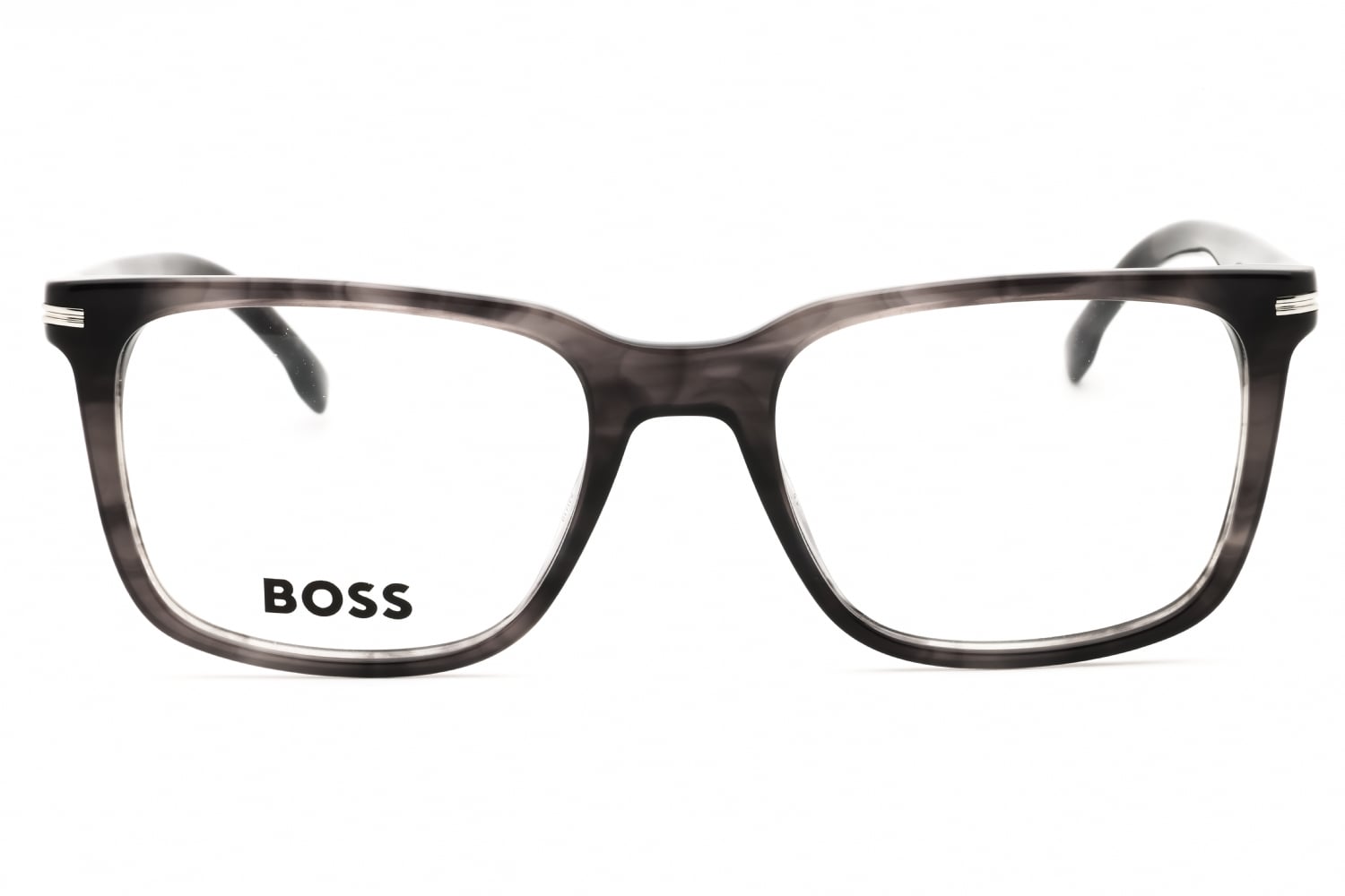 Hugo Boss BOSS 1602 - Grey Horn, Plastic, Rectangle frame