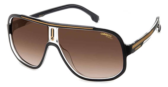 Carrera 1058/S - 2m2ha Blk Gold B, Plastic, Rectangle frame