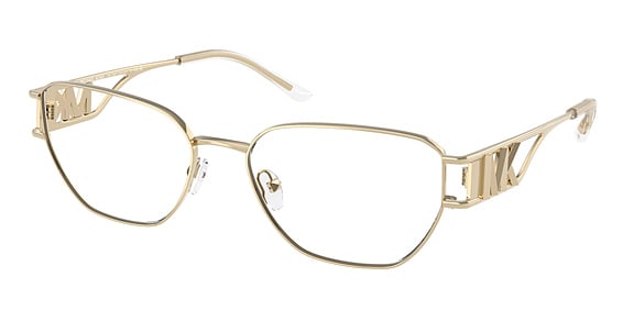 Michael Kors MK3087 BILBAO - Light Gold, Metal, Oval frame