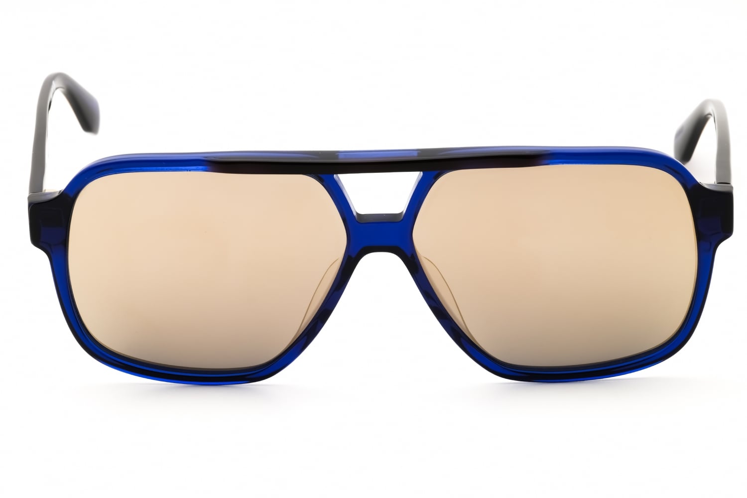 Adidas OR0066 - Matte Blue, Acetate, Rectangle frame