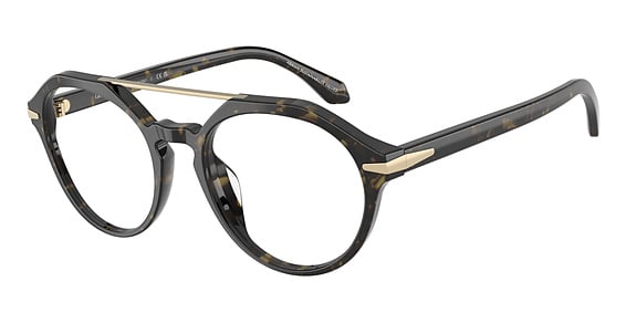 Giorgio Armani AR7278U - Green Havana, Plastic, Round frame