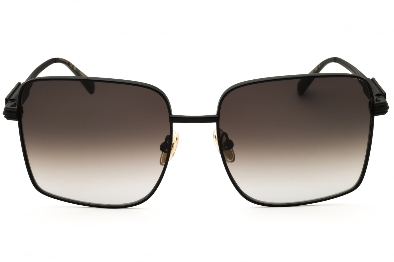 Salvatore Ferragamo SF330S - Matte Black, Metal, Rectangle frame