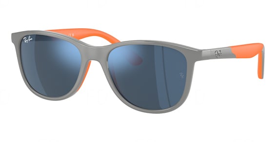Ray-Ban RJ9077S - Grey ON Rubber Orange, Acetate, Oval frame