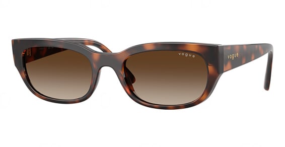 Vogue VO5669S - Total Dark Havana, Acetate, Oval frame