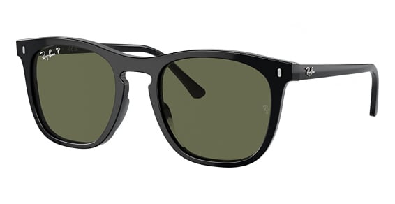 Ray-Ban RB2210F - Black, Plastic, Rectangle frame