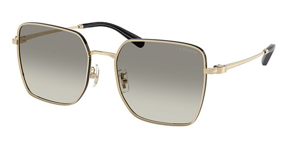 COACH HC7184D CBZ51 - Shiny Light Gold, Metal, Cat Eye frame