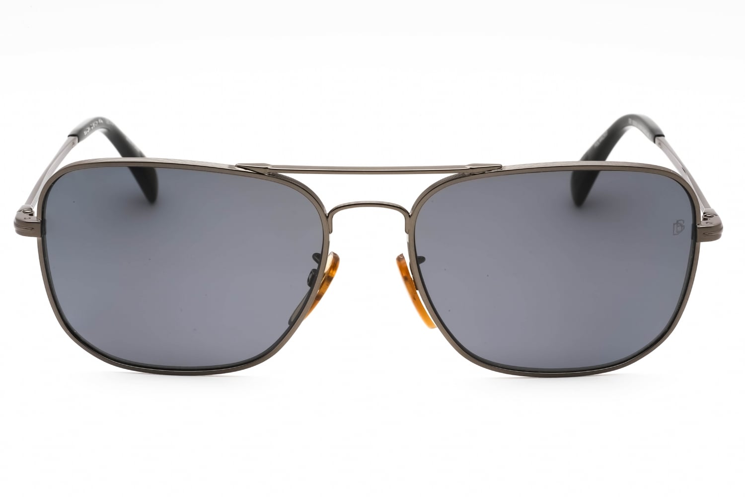 David Beckham DB 1093/S - DK Ruthenium, Mixed Materials, Aviator frame