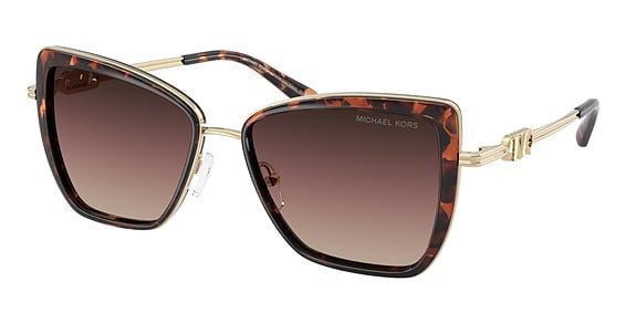 Michael Kors MK1178 SEA ISLAND - Luggage Tortoise, Metal, Mixed Shapes frame