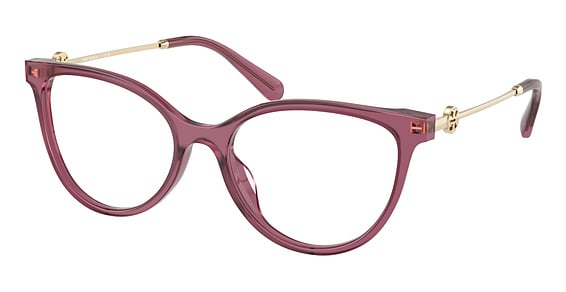 Tory Burch TY2149U - Berry Transparent, Plastic, Oval frame