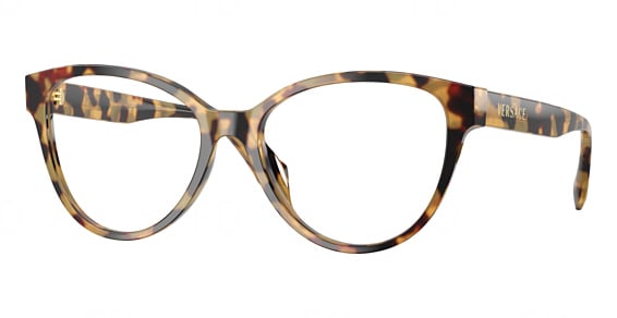 Versace VE3399U - Brown Havana, Plastic, Mixed Shapes frame