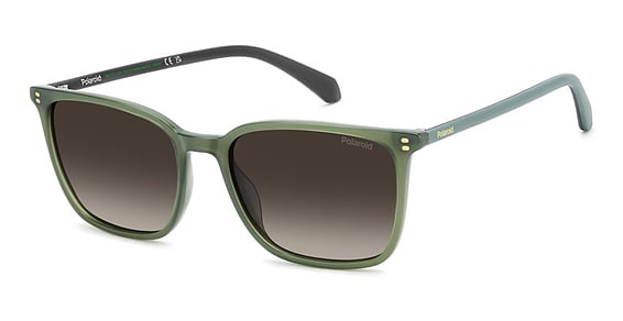 Polaroid PLD 4207/S/X - 1edla Green, Plastic, Rectangle frame