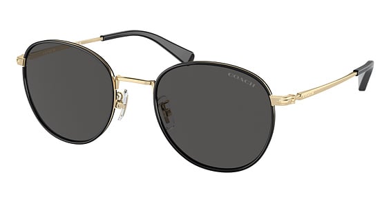 COACH HC7163 CR631 - Shiny Light Gold, Metal, Oval frame