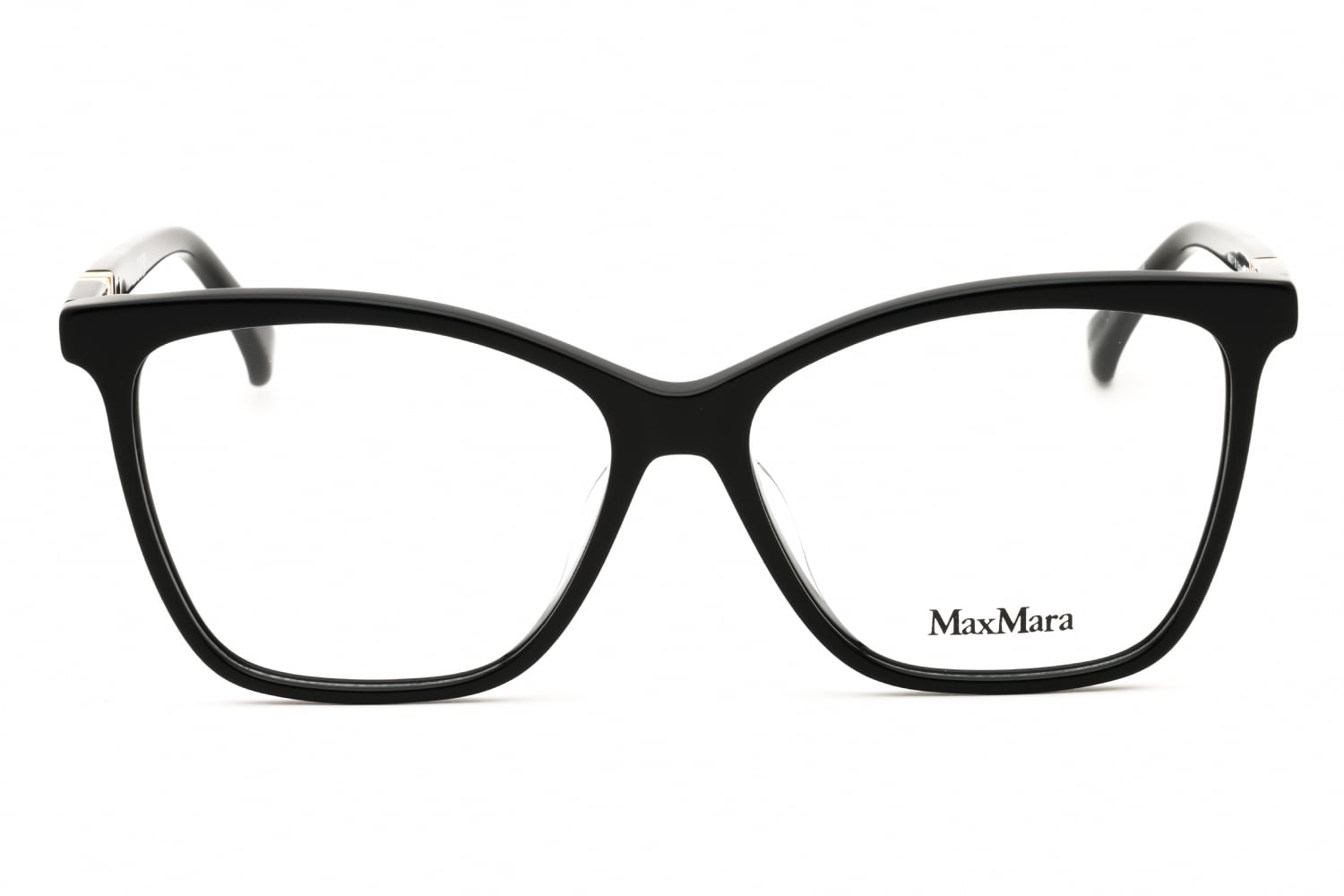 Max Mara MM5017-F - Shiny Black, Acetate, Rectangle frame
