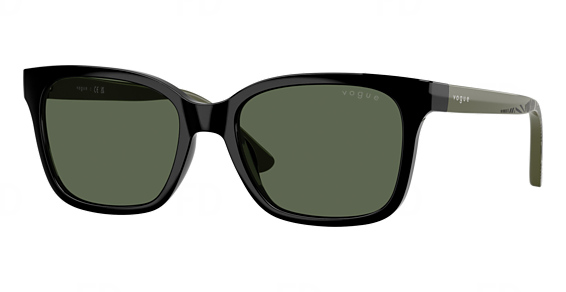 Vogue Junior Sun VJ2027 - Black, Acetate, Oval frame
