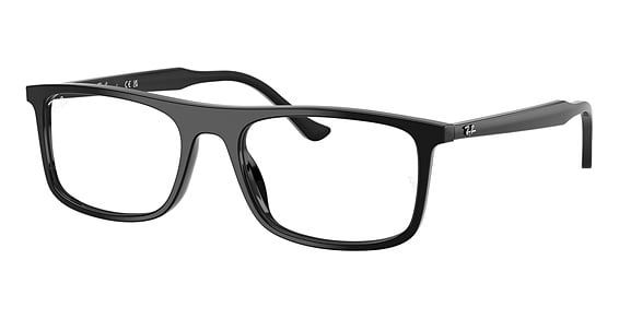 Ray-Ban RX5440F - Black, Plastic, Flat-Top frame