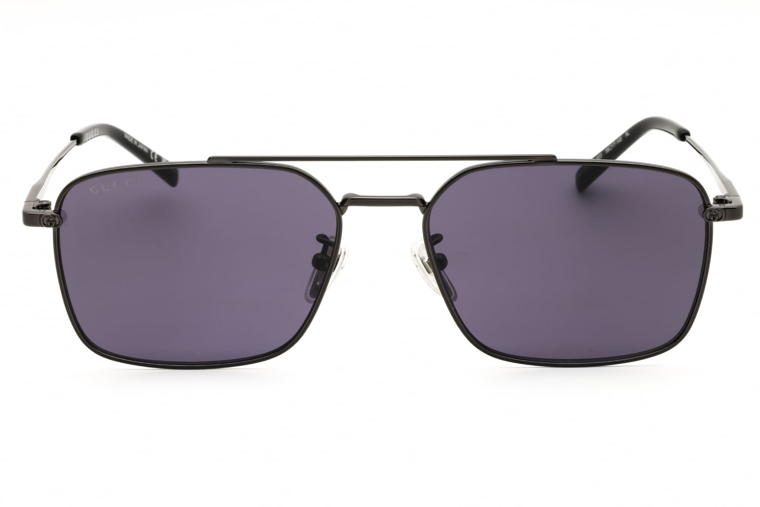 Gucci GG1957SA - Ruthenium-ruthenium-violet, Metal, Rectangle frame