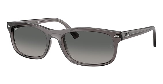 Ray-Ban RB2224F - Opal Light Grey, Plastic, Rectangle frame