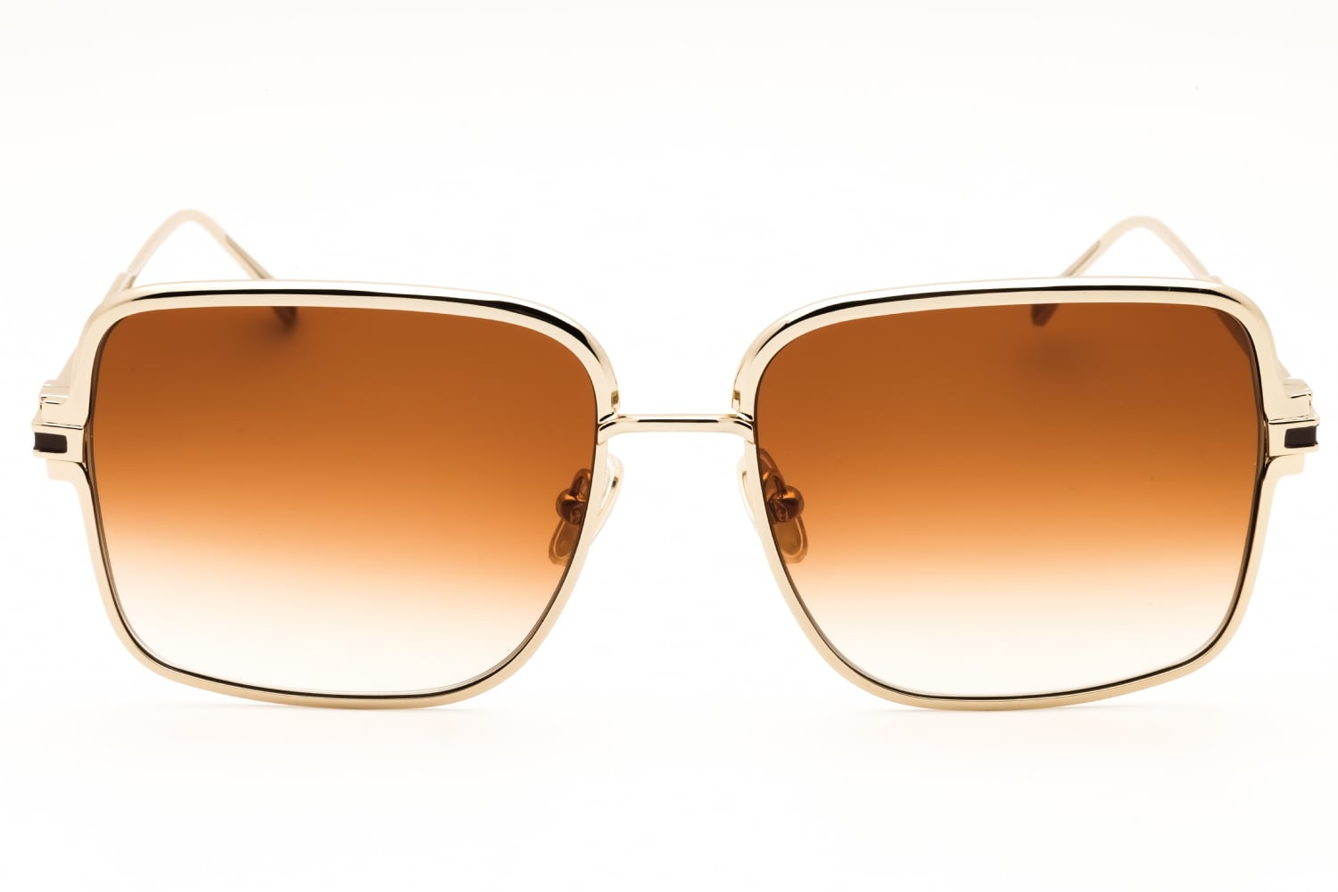 Salvatore Ferragamo SF317S - Gold, Metal, Rectangle frame
