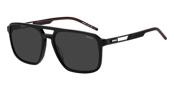 HUGO HG 1383/S/US - 807ir Black, Acetate, Aviator frame
