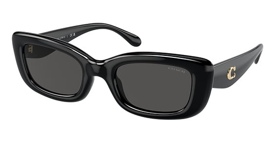 COACH HC8390U CR610 - Black, Acetate, Oval frame