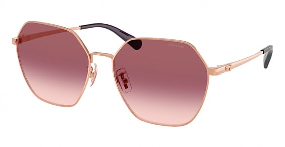 COACH HC7194 CFU05 - Shiny Rose Gold, Metal, Mixed Shapes frame