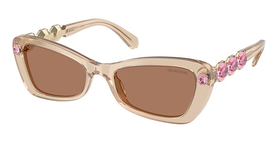 Swarovski SK6033 - Milky Beige, Plastic, Oval frame
