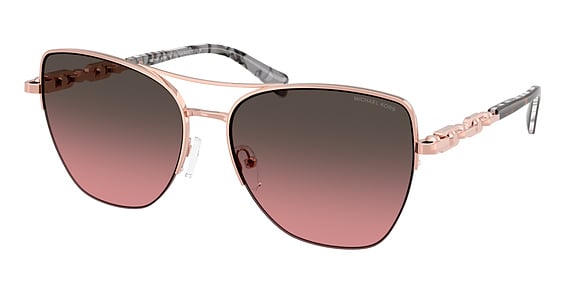 Michael Kors MK1163 DORADO BEACH - Rose Gold Shiny, Metal, Cat Eye frame