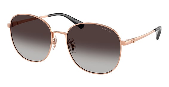 COACH HC7189 CDP39 - Shiny Rose Gold, Metal, Oval frame
