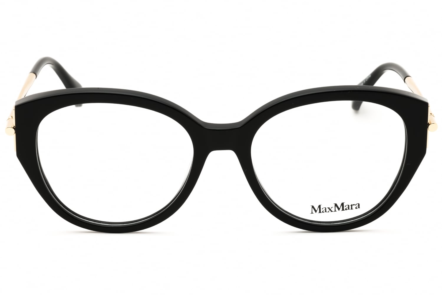 Max Mara MM5116 - Shiny Black, Acetate, Round frame