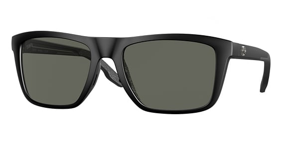 Costa Del Mar 6S9107 MAINSAIL - Matte Black, Acetate, Rectangle frame