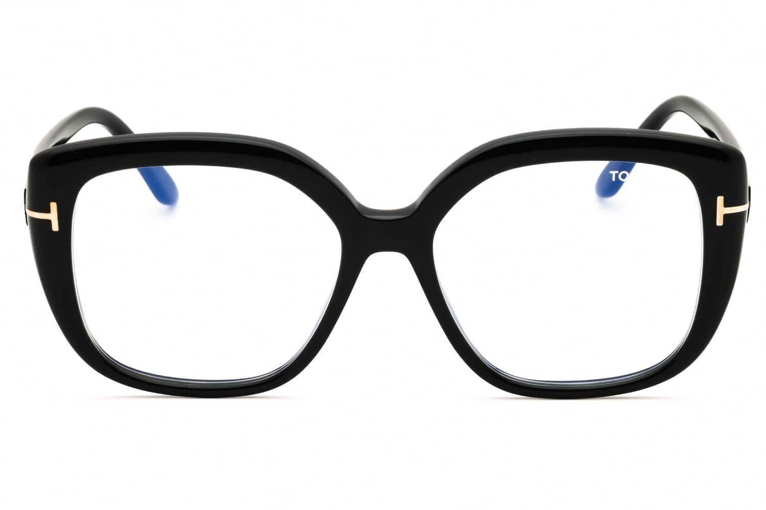 Tom Ford FT6043-B - Shiny Black/clear, Acetate, Mixed Shapes frame