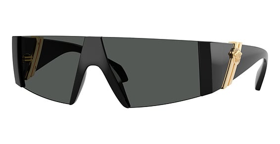 Versace VE4516 - Black, Acetate, Wrap-Around frame