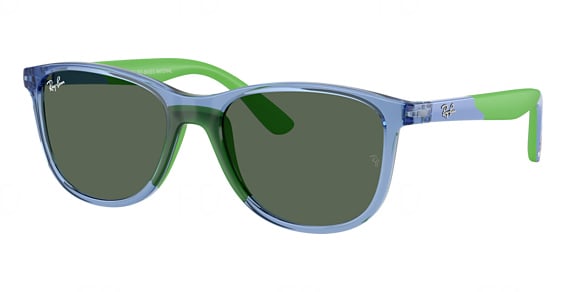 Ray-Ban RJ9077SF - Transparent Blue, Acetate, Oval frame