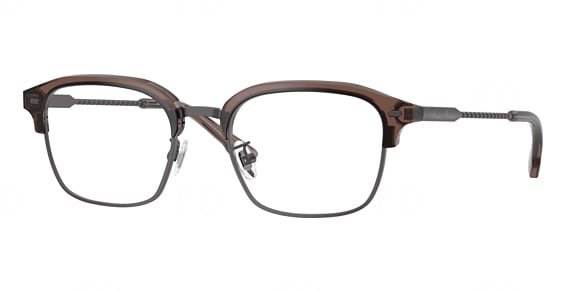 Brooks Brothers BB1137D - Transparent Brown, Metal, Mixed Shapes frame