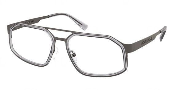 Michael Kors MK3111 BRISTOL - Gunmetal Matte, Metal, Mixed Shapes frame