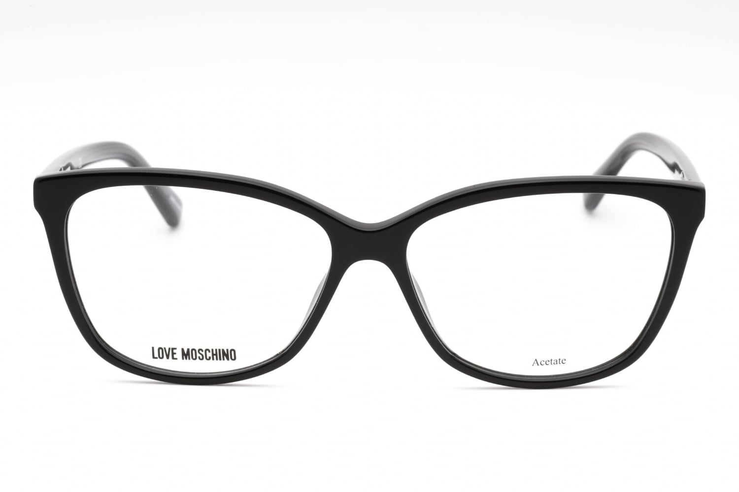 Moschino MOL546 - Black, Plastic, Rectangle frame