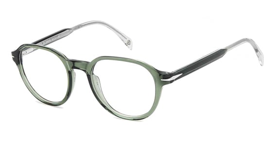 David Beckham DB 1136 - Green, Plastic, Oval frame