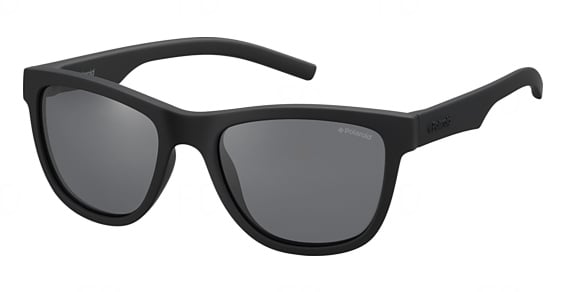 POLAROID KIDS PLD 8018/S - Yyvy2 Rubberblk, Plastic, Rectangle frame