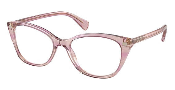 Ralph Lauren RA7146 - Shiny Striped Rose, Plastic, Oval frame